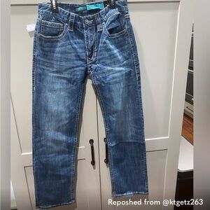 Rock & Roll Denim Men's Slim Straight Jeans - Blue